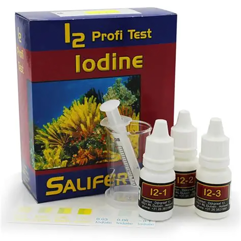 Marine Aquarium Water Testing - Salifert Iodine I2 Profi-Test - High