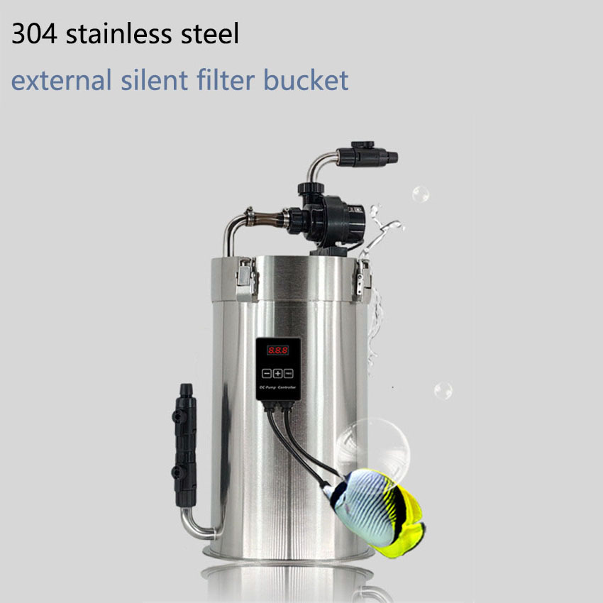 Marine Aquarium Uv Filter - Stainless Steel External Fish Tank Filter