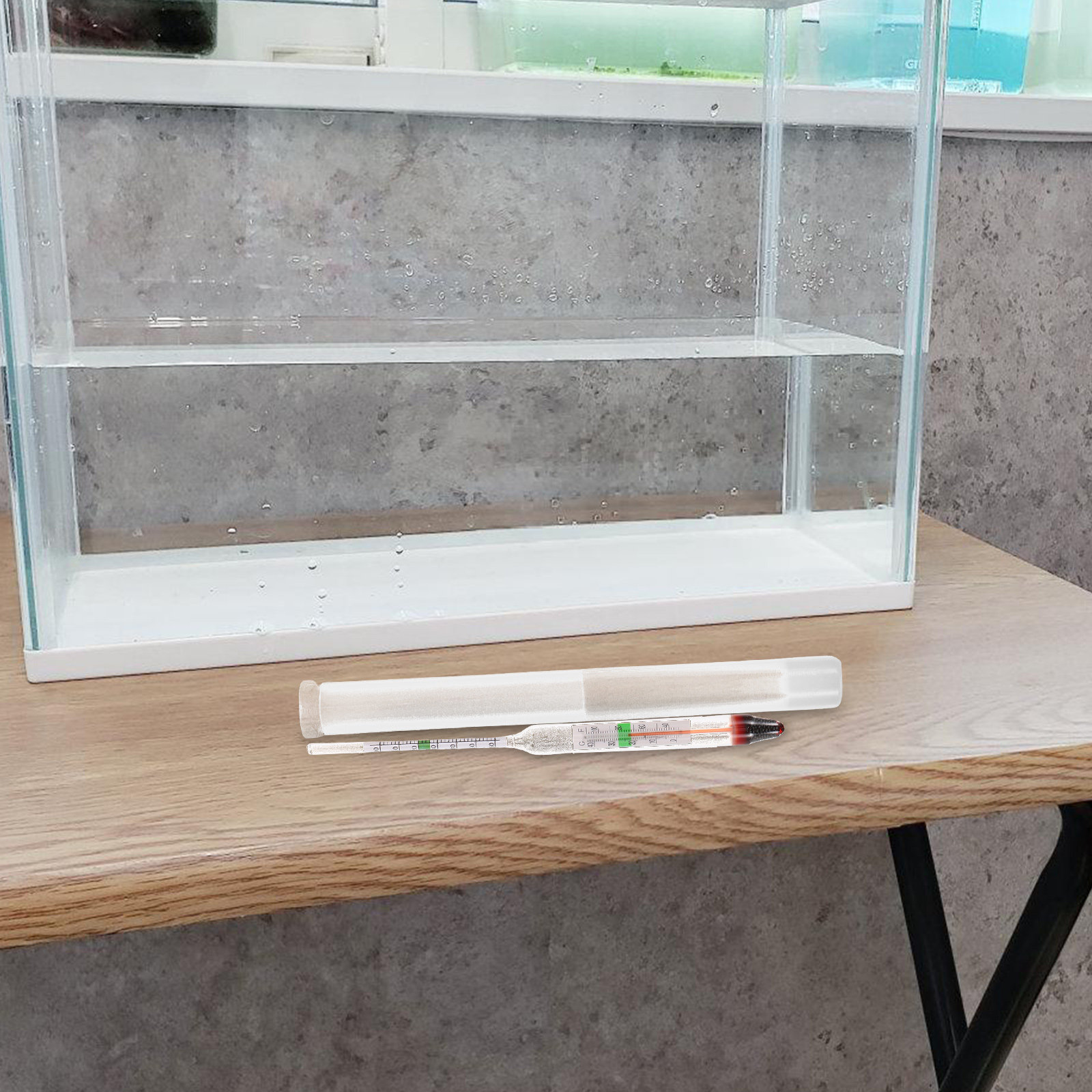 Marine Aquarium Water Testing - 1Set Reliable Salinity Hydrometer Glass Body
