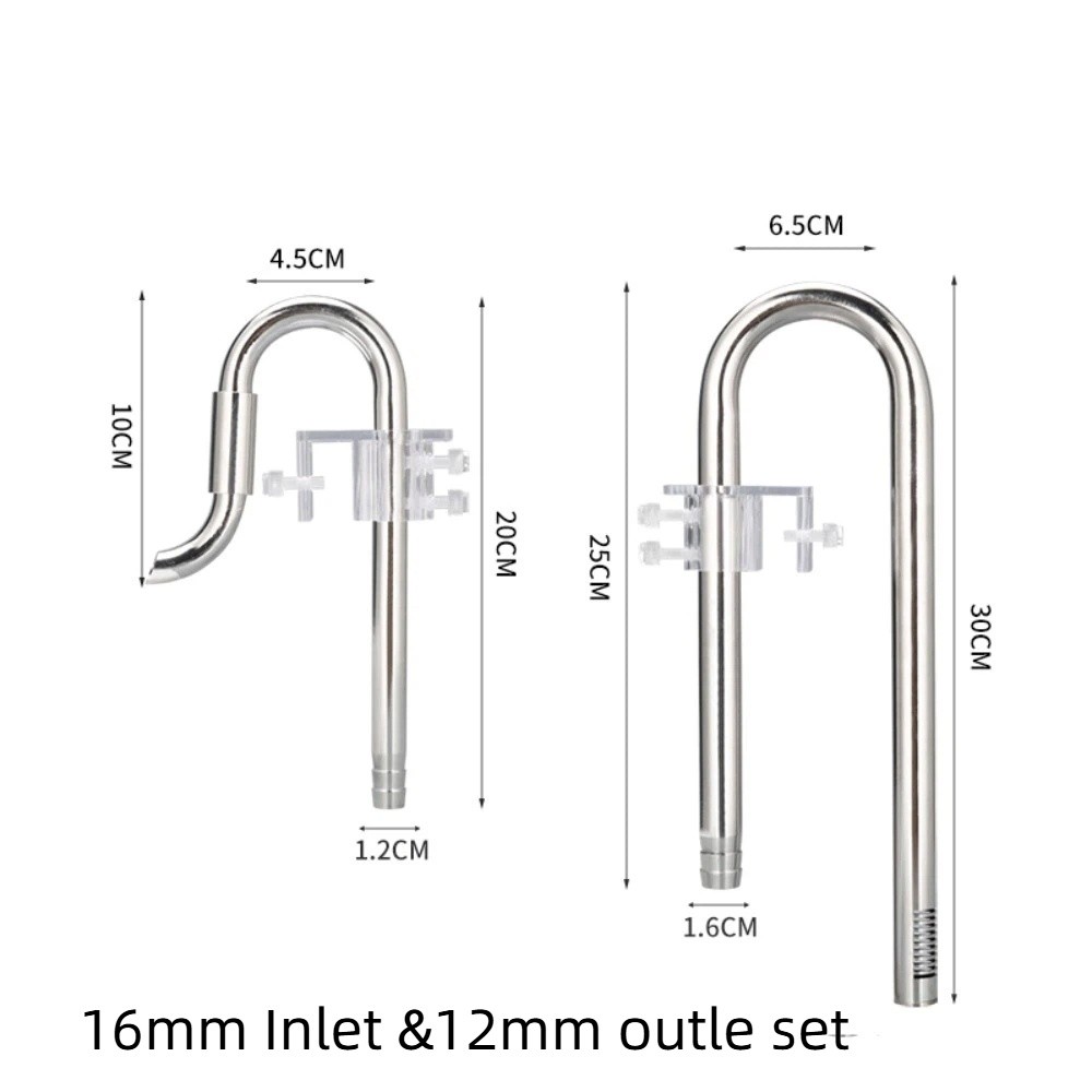 Marine Aquarium Uv Filter - Non-rust Inflow Outflow Pipe 12/16mm 360