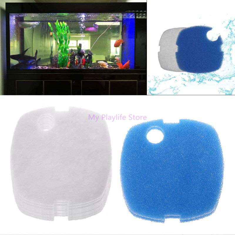 Marine Aquarium Uv Filter - 10pcs Aquarium Filter Pads Sponge for