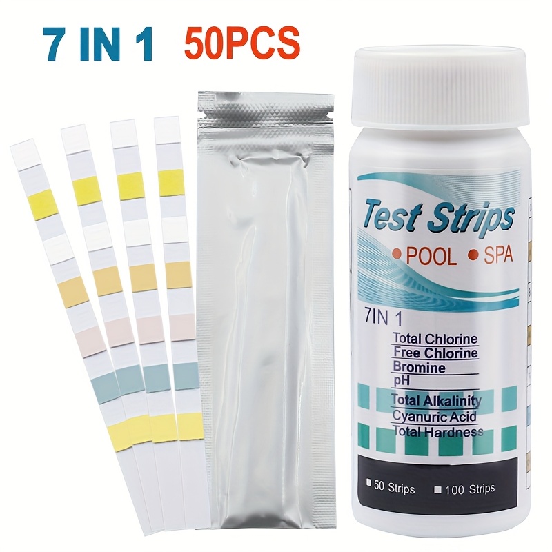 7-in-1 50/100pcs Swimming Pool - Marine Aquarium Water Testing review and price