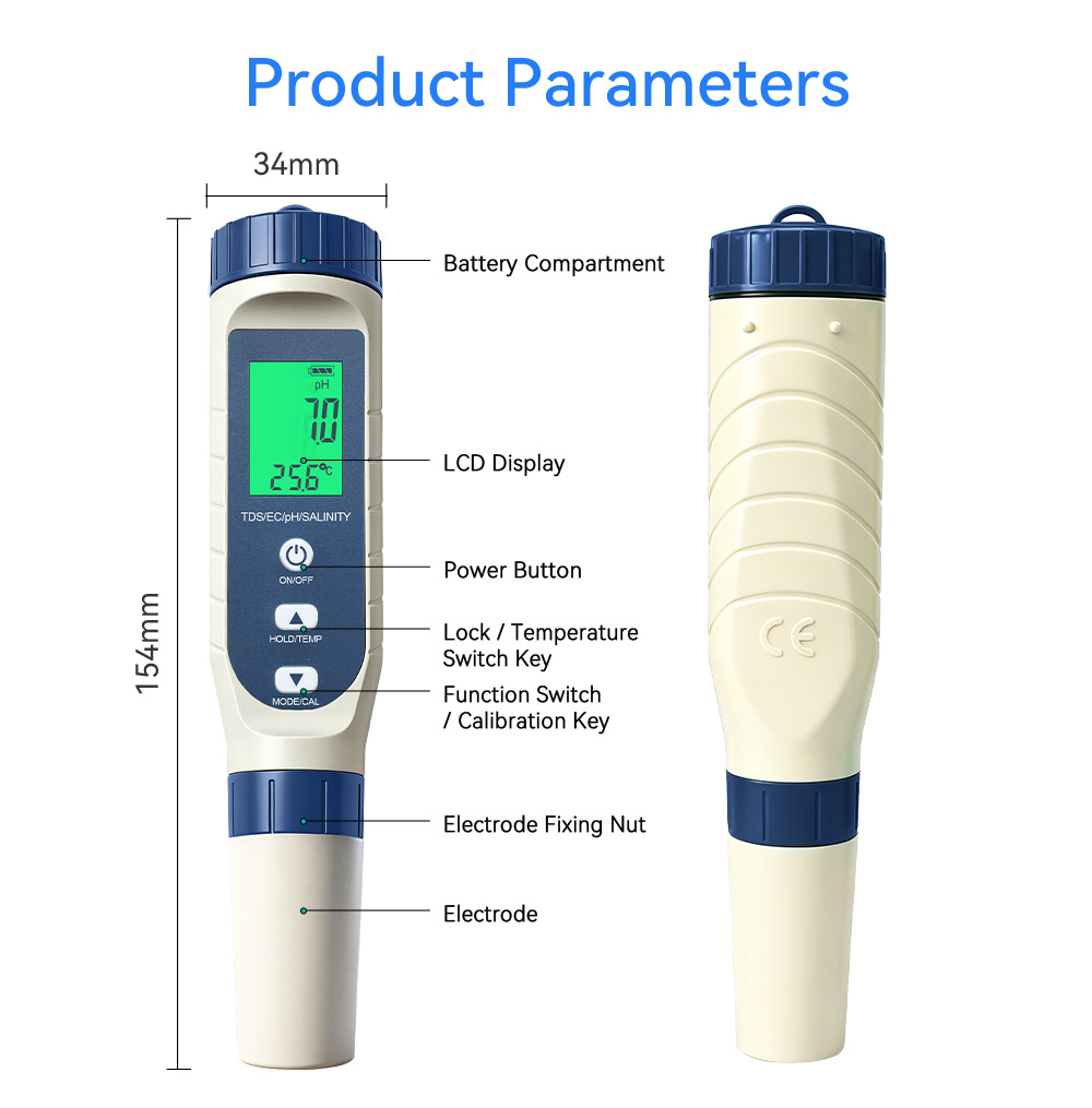 5 in 1 Water Quality Test Pen  - Marine Aquarium Water Testing review and price
