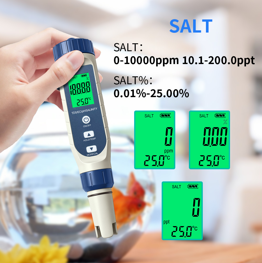5 in 1 Water Quality Test Pen  - Marine Aquarium Water Testing review and price