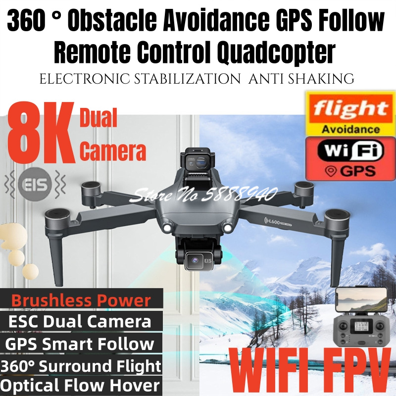 360 ° Obstacle Avoidance GPS S - Overflow Box Dual review and price
