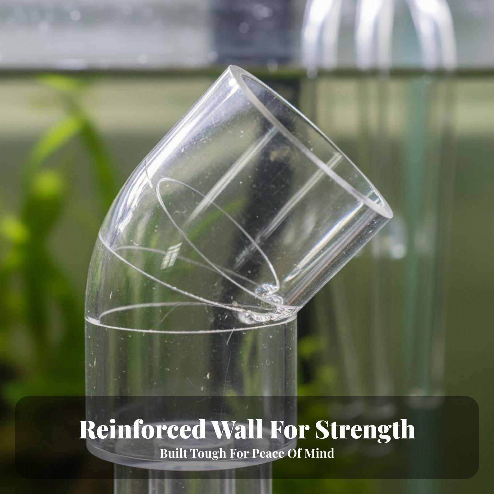 Transparent Aquarium Elbow Pip - Aquarium & Marine Museum review and price