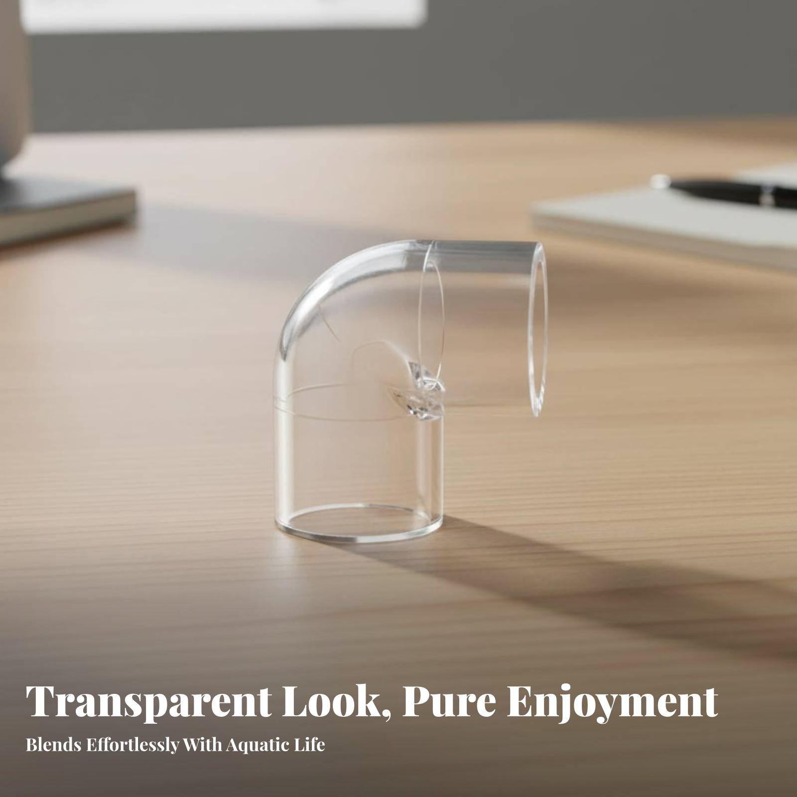 Transparent Aquarium Elbow Pip - Aquarium & Marine Museum review and price